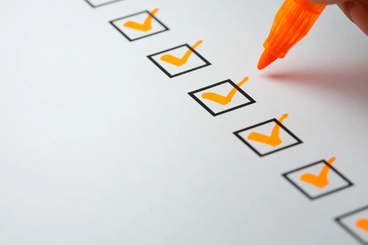 The Pre-Post Checklist